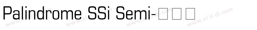 Palindrome SSi Semi字体转换